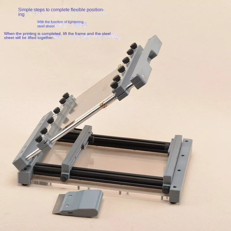 

Customizable Desktop SMT Screen Printing Machine 150/250MM Manual PCB Stencil Printer Precision Alignment for Solder Paste