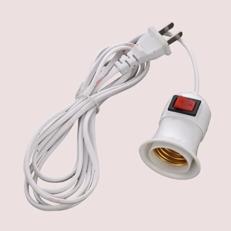 

Flexible Extend Extension E27 Led Light Bulb Lamp Base Holder Screw Socket Adapter Converter With Switches Wire 37JD