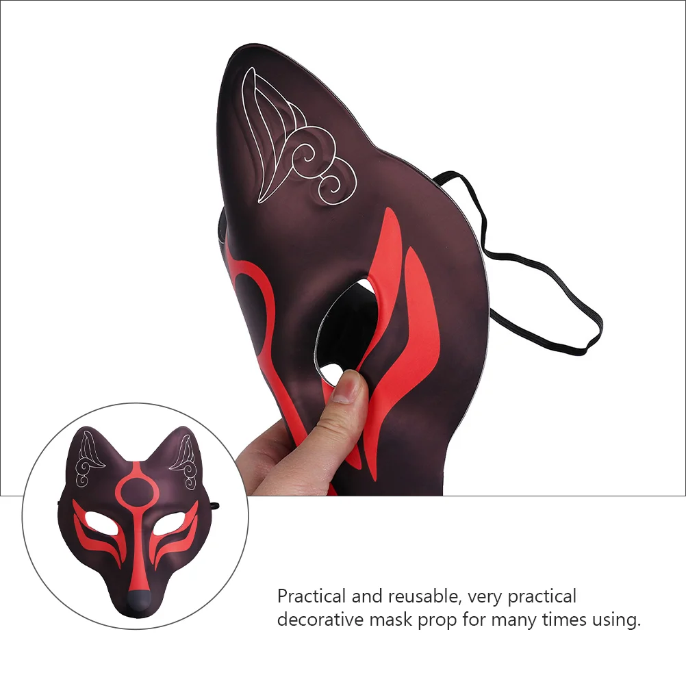 Neon Zubehör Fuchs Maske Kreative Falsche Tier Zarte Cosplay Leistung Requisiten Party Dressing up Schwarz Lustig