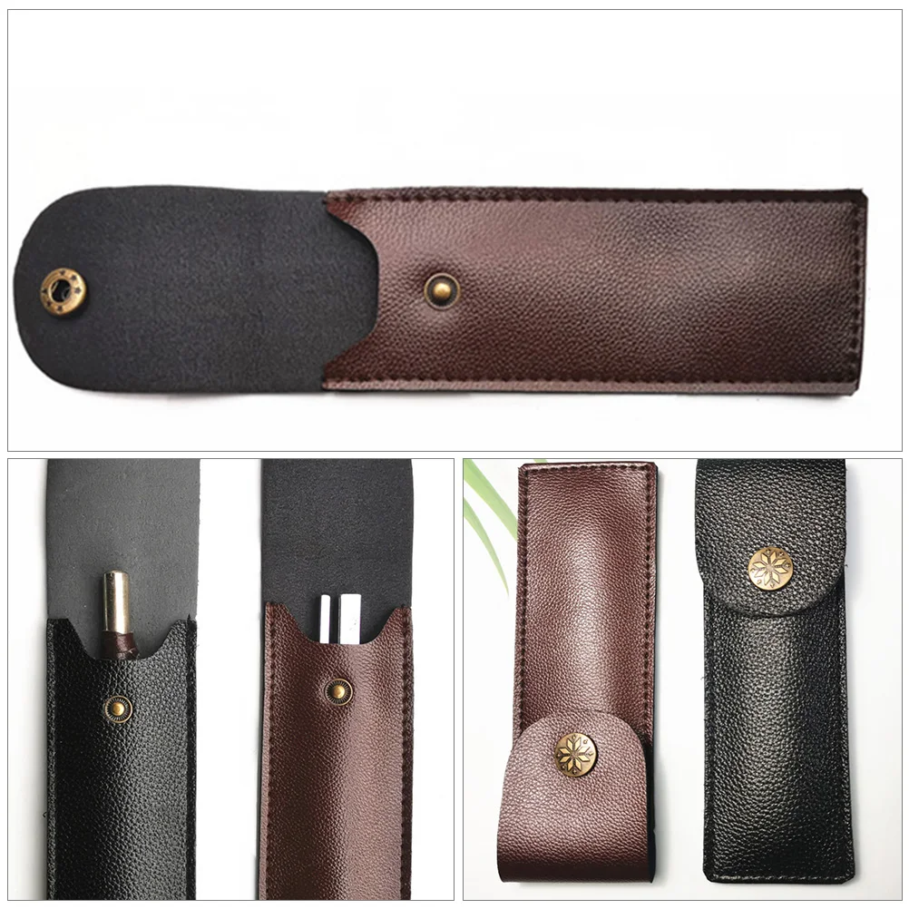 

2pcs Kitchen Cutters Protectors Knife Covers Storage Holders Pu Cutter Cover Set Space Saving Rust Proof Kitchen