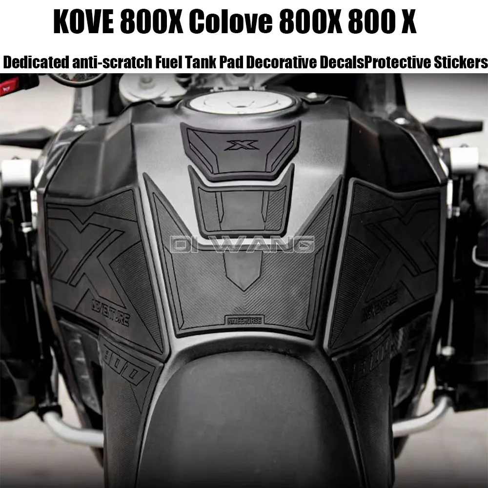 For KOVE 800X Colove 800X 800 X Motorcycle Dedicated anti-scratch Fuel Tank Pad Decorative DecalsProtective Stickers