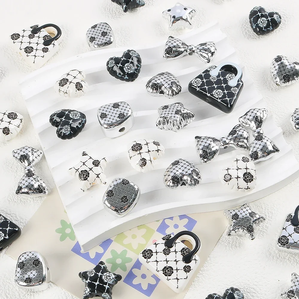 1pcs Acrylic Mixed Beads Loose Spacer Beads for Jewelry Making DIY Bracelet Necklace Earring