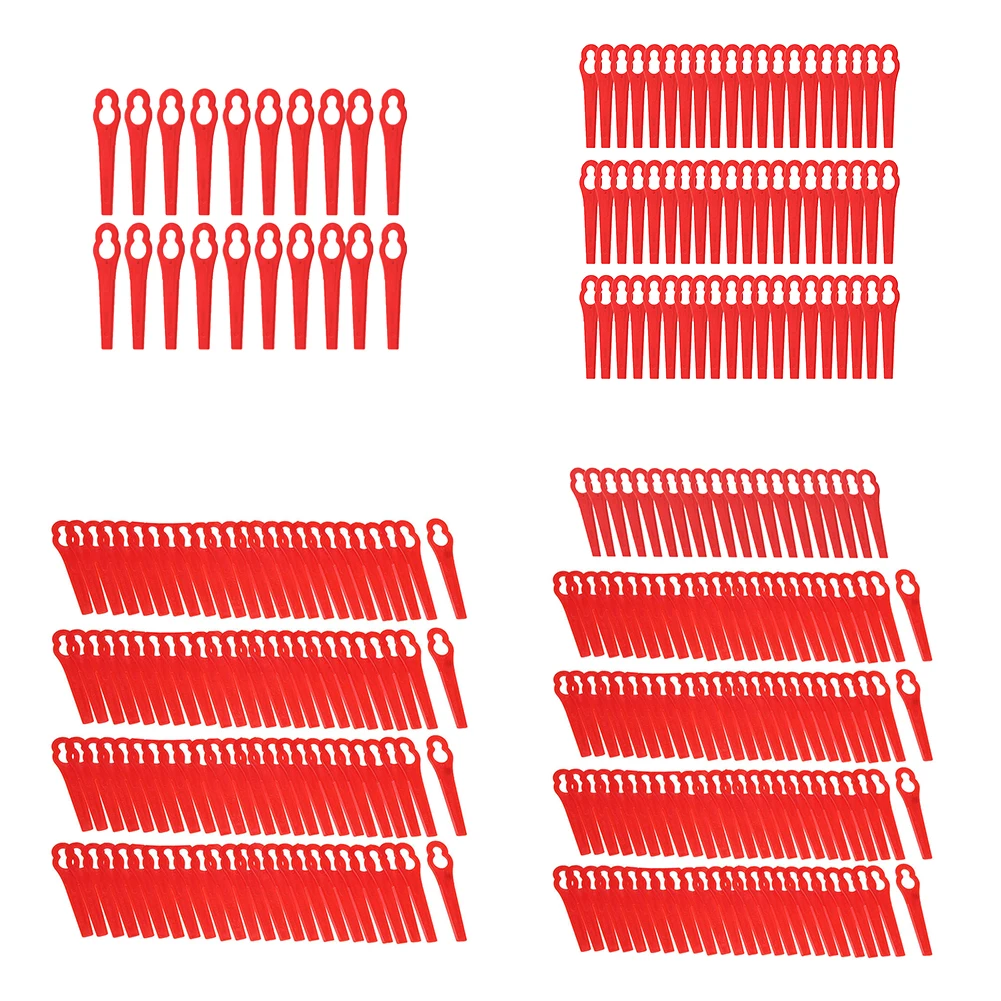 

20/60/100/120pcs Strimmer Blades Plastic L83 Blades Spare Parts Grass Trimming Machine Blade for Cordless Grass Trimmer