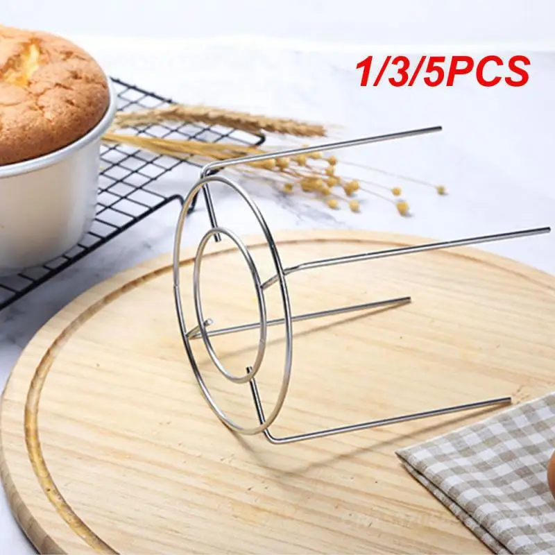 1/3/5PCS stainless steel inverted rack bread cooling rack chiffon cake cooling rack fork rack Cookie Biscuit Shelf Kitchen