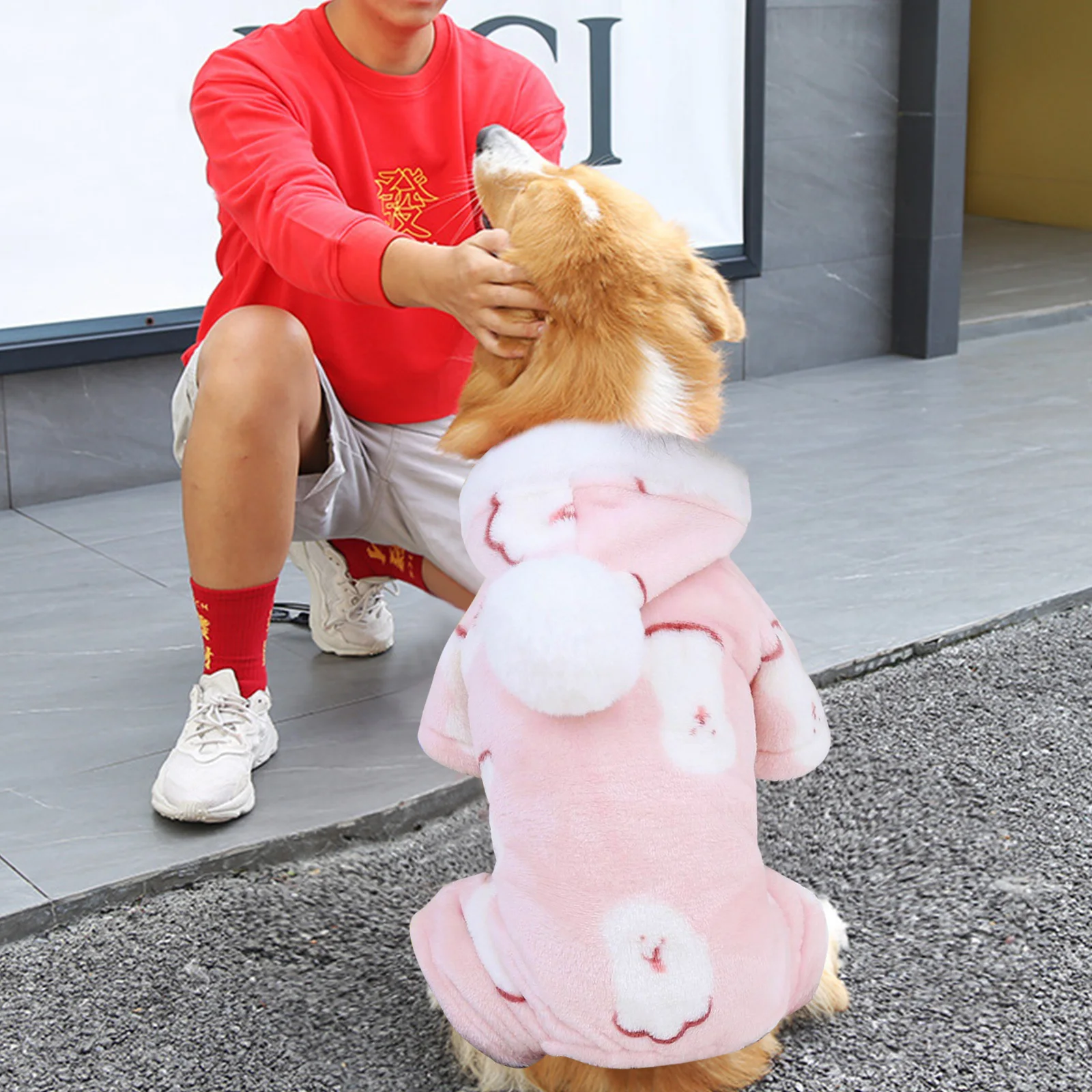 

Warm Dog Clothes Winter Pet Coat Soft Skin-Friendly Material Fashionable Close-Fit of All Sizes Comfortable