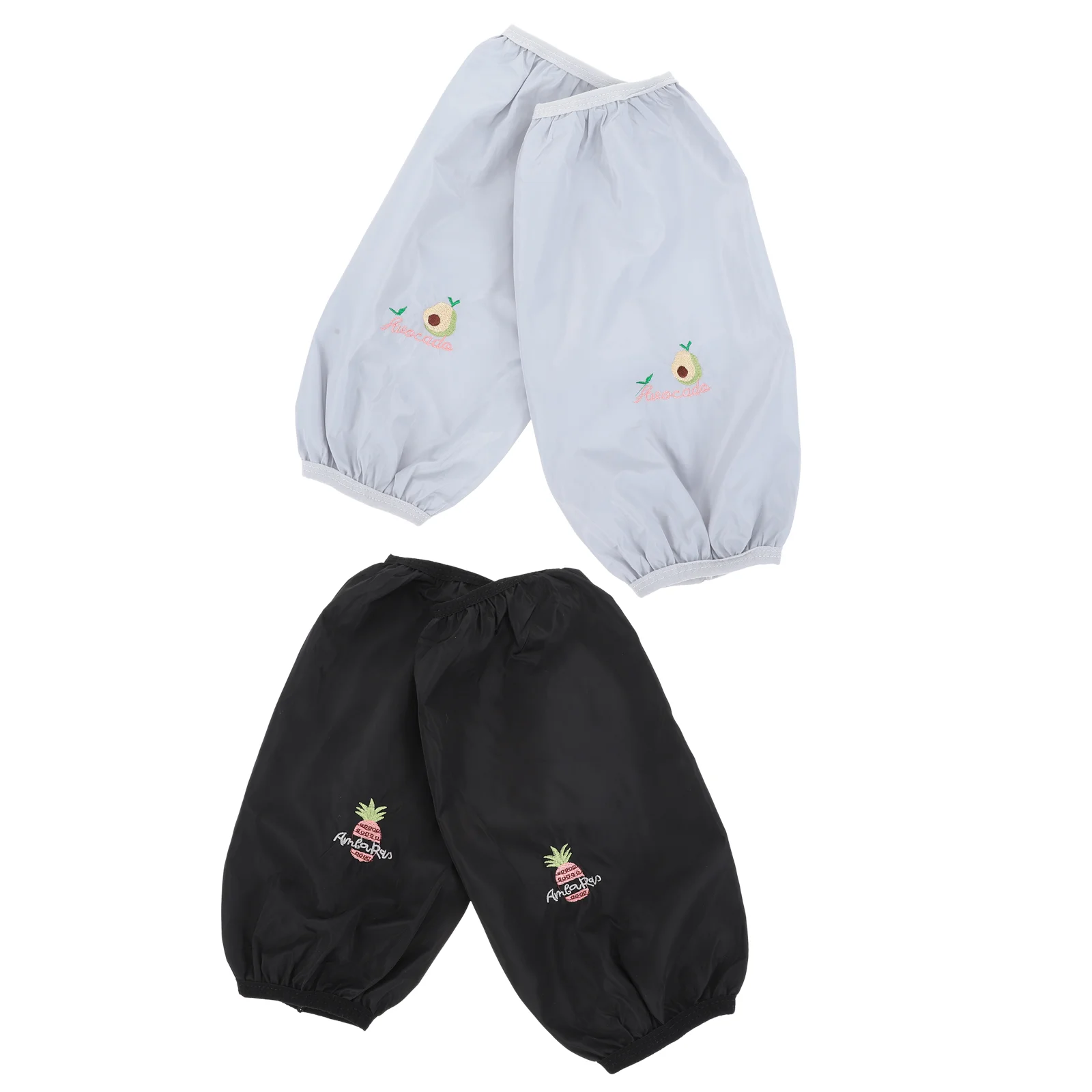 2 Pairs Sleeve Dishwashing Sleeves Practical Kitchen Water Proof Anti-oil Delicate Universal Polyester