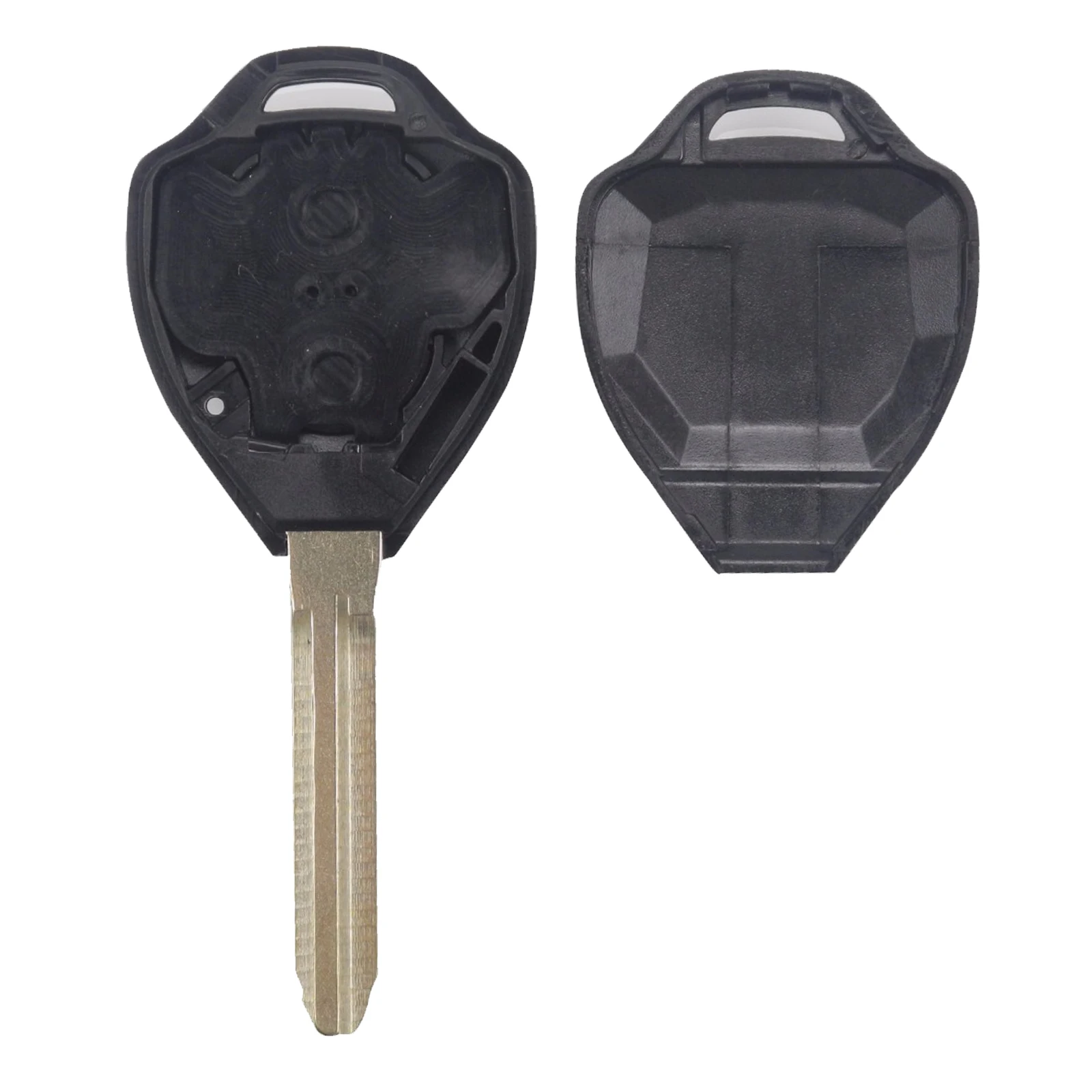 Jingyuqin Remote Key Shell TOY43 For Toyota Alphard Yaris Prado Tarago Camry Corolla RAV4 Hilux Vitz REIZ Crown Avalon Venza