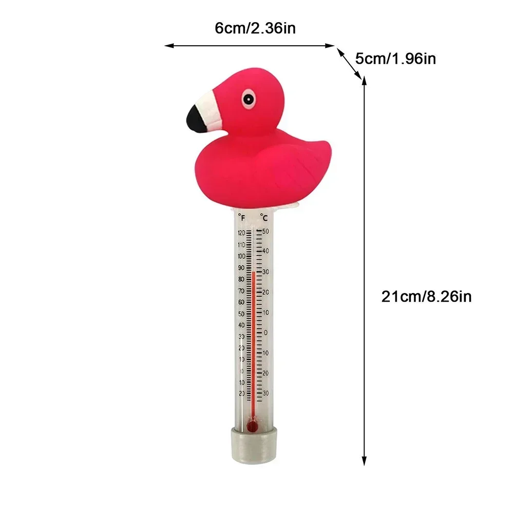 Swimming Pool Floating Thermometer Spa Fish Ponds Temperature Meter Outdoor Equipment Accessories 6x5x21cm Durable Practical