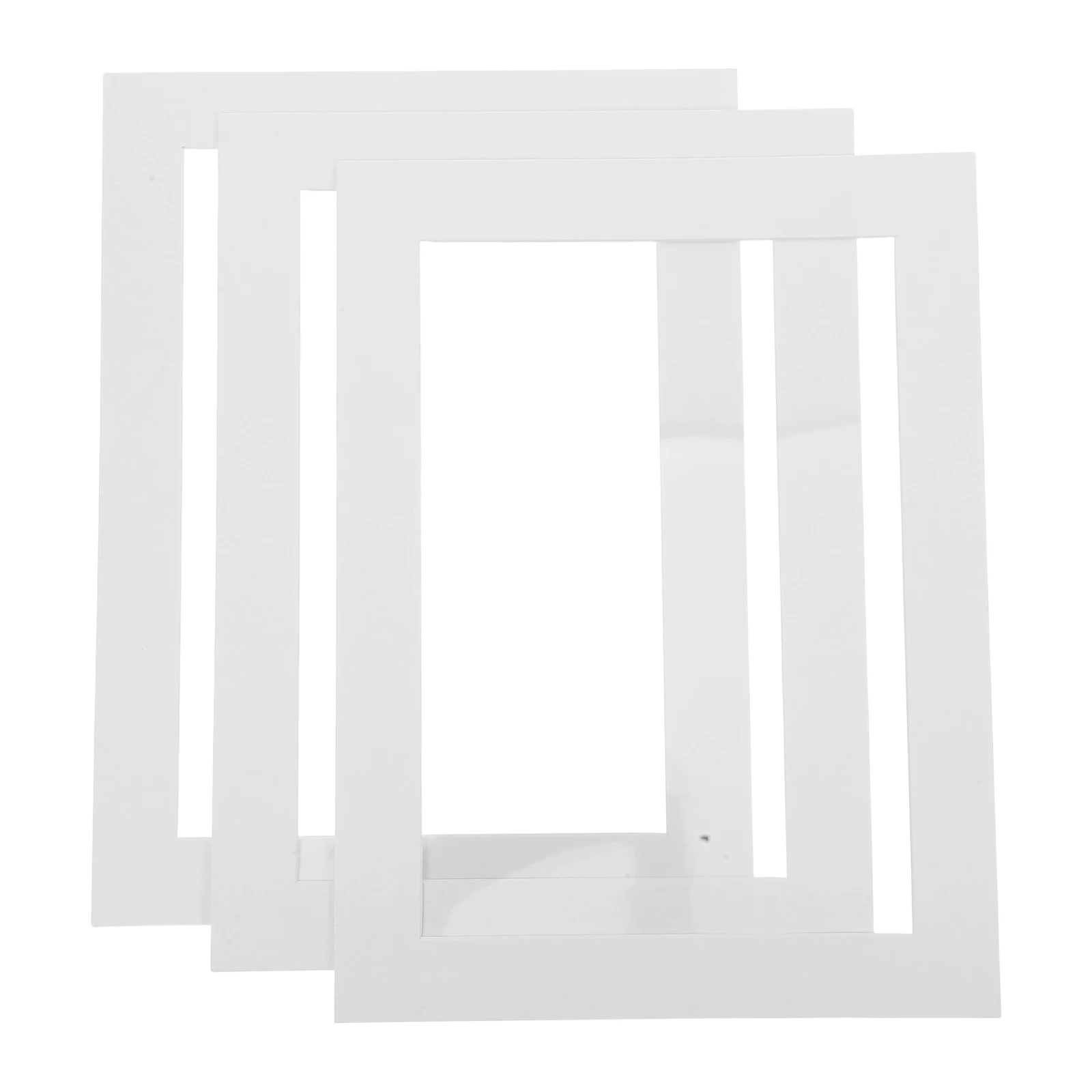

3 комплекта бумажных фоторамок, белая легкая настенная витрина из ПВХ, картонная фоторамка с рисунками