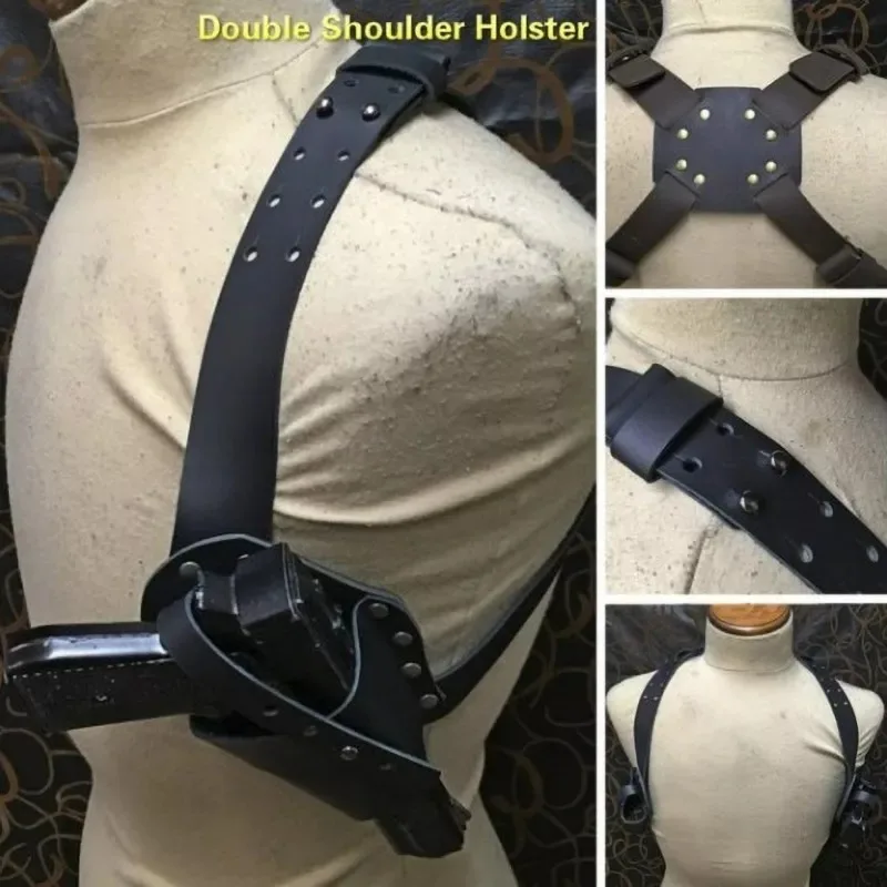 Medieval Marksman Shoulder Strap Holster Punk Style Cosplay Costume Accessories Party Props