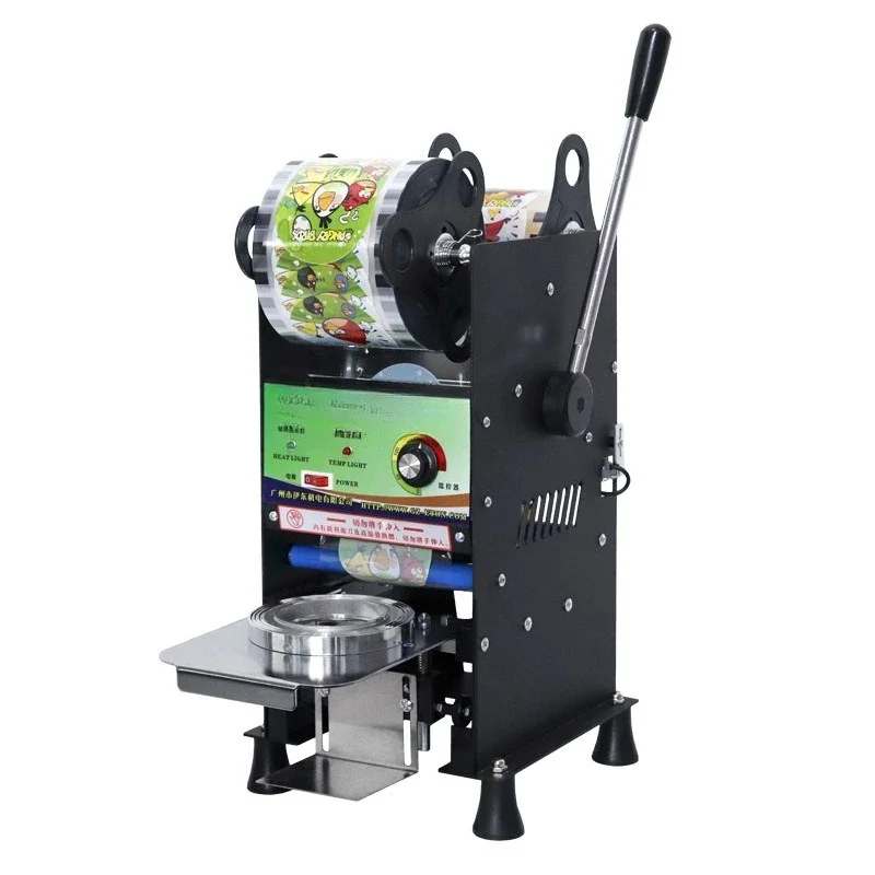 Semi-automatic sealing machine, commercial automatic film 18cm cup sealing machine c