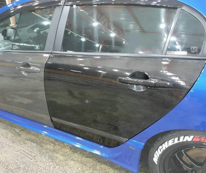 Applicable To Honda Eighth Generation Civic FD2 Carbon Fiber Modified Outer Door Panel, Race Door Replacement Lightweight