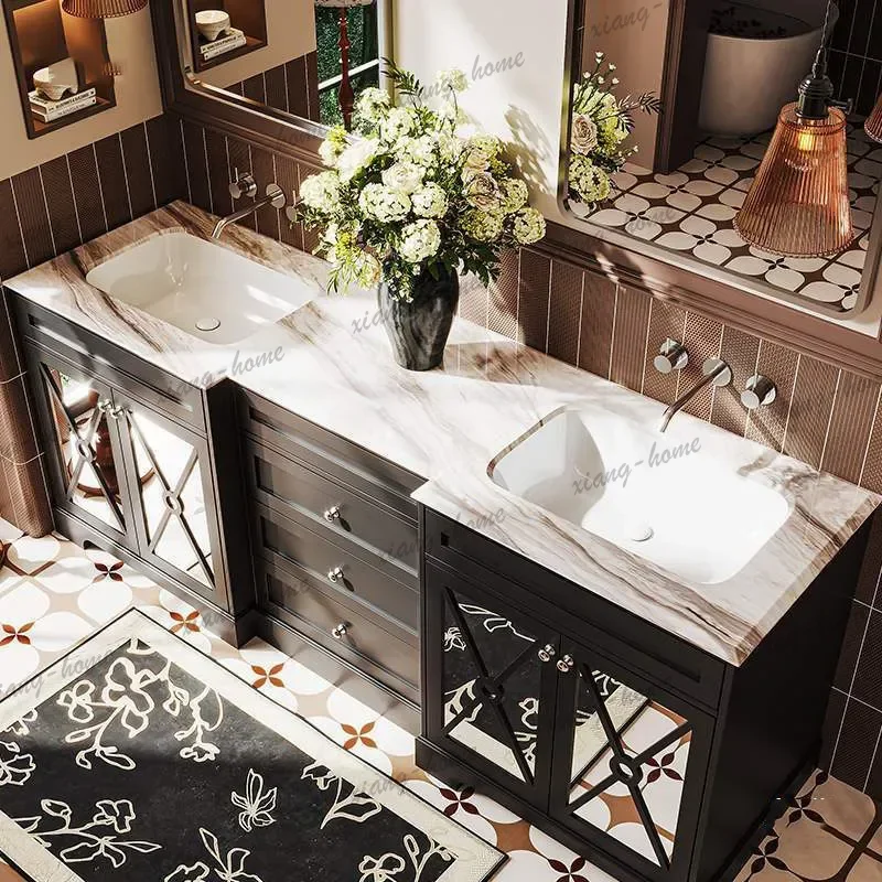 ld Drawers Wooden Bathroom Cabinets Mirror Clear Space Saver Bathroom Storage Cabinets Luxury Meuble Salle   Furniture