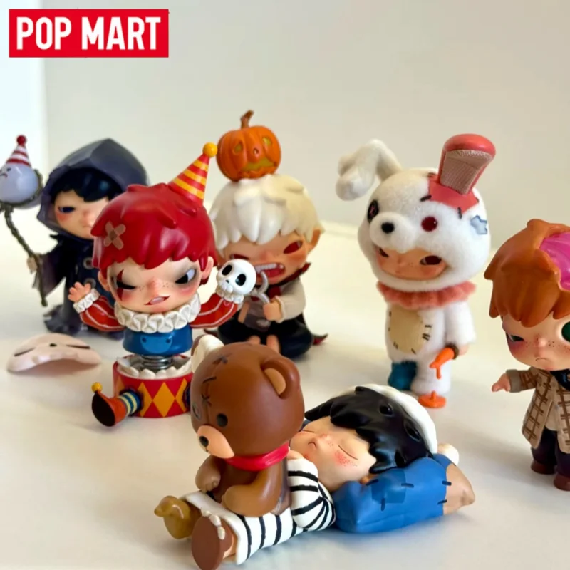 

POP MART Hirono Monster Is Carnival Series слепая коробка Guess Bag Mystery Box игрушки куклы милые аниме фигурки настольные украшения подарок