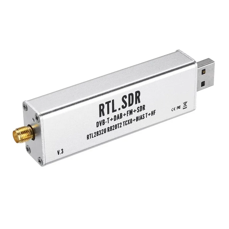 SDR Receiver TCXO Temperature Compensated High Stability Full Band Software Radio Receiver Aviation Band ADSB