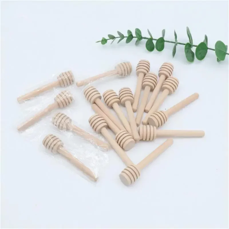 

Honey Stir Bar Mixing Handle Jar Spoon PracticalWood Dipper Honey Long Stick Supplies Honey Kitchen Tools