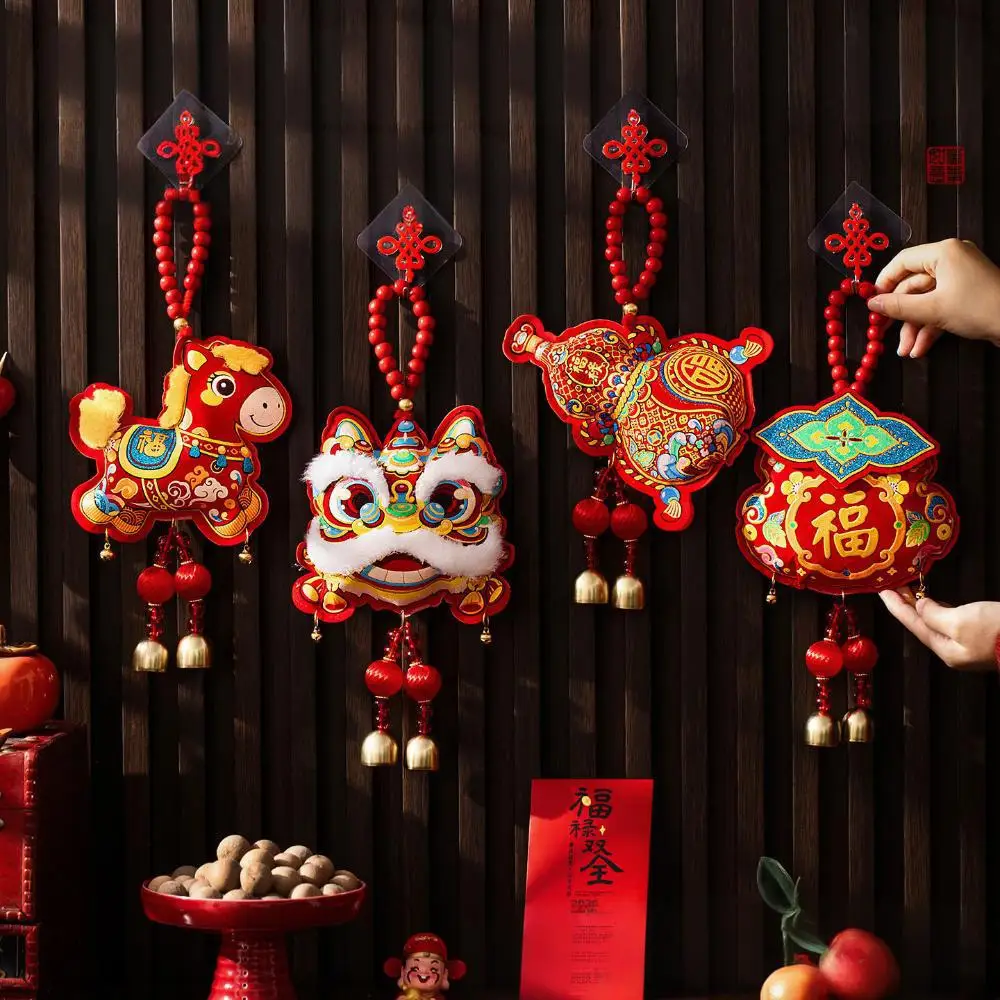 2026 السنة الجديدة الديكور الحصان العام الباب شرابة قلادة مهرجان الربيع الصيني شنقا الديكور Tet شنقا حلية