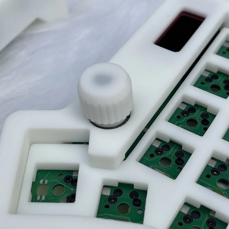 Sofle V2 Keyboard Split Ergonomis Bluetooth Berkabel Dual-Mode 58 Kunci Hot Swap ZMK Layar OLED Tombol Gaming Mekanis Keyboard