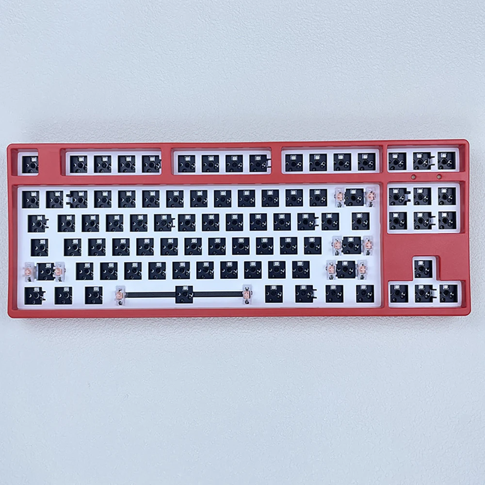 Custom Mechanical Keyboard Kit Wired Wireless Aluminium Keyboard With Knob Gasket Hot-Swap RGB DIY Keyboard PC Gamer Gasket