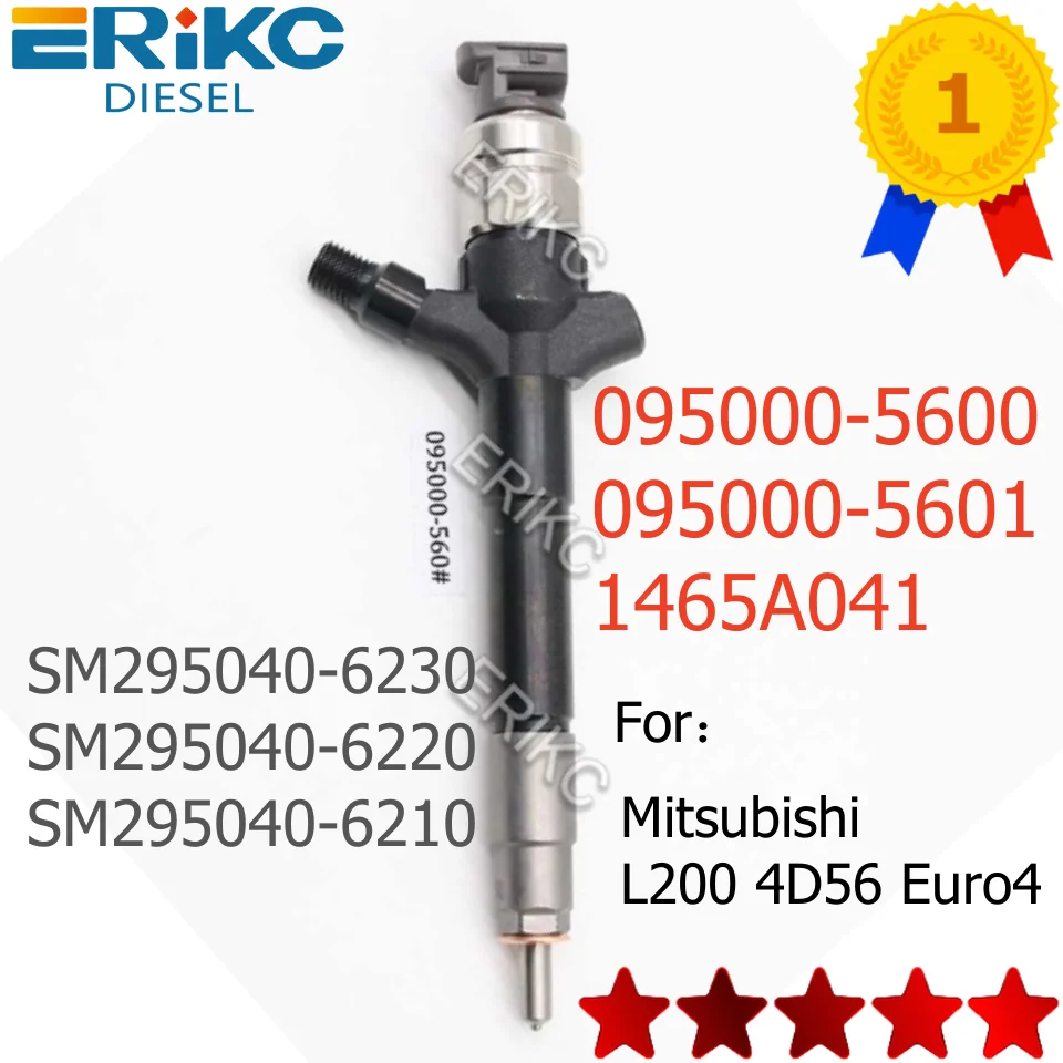 NEW 1465A041 for Mitsubishi L200 4D56 Euro 4 Engine Diesel Injector Nozzle 095000-5600 Fuel Injector Assembly 095000-5601