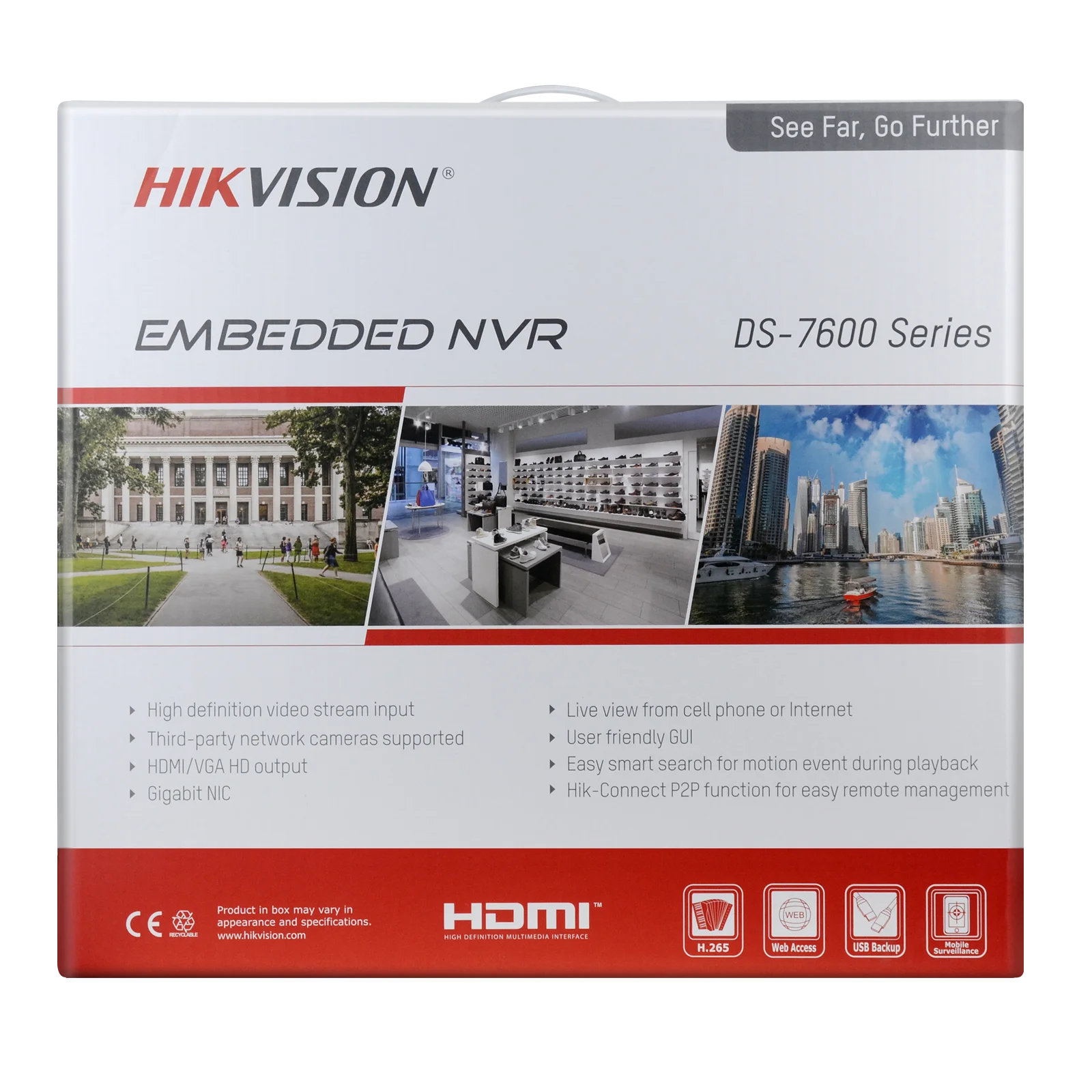 Original Hikvision 32-Kanal 1U 16 POE DS-7732NXI-I4/16P/S AcuSense 4K 8MP NVR Netzwerk-Videorecorder 4SATA MD2.0 Überwachung