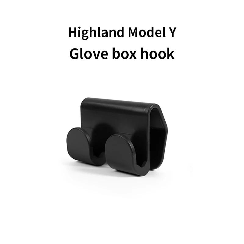 Suitable for 2025 Tesla Model Y Highland – ABS glove box storage hooks, dedicated car accessory holder.