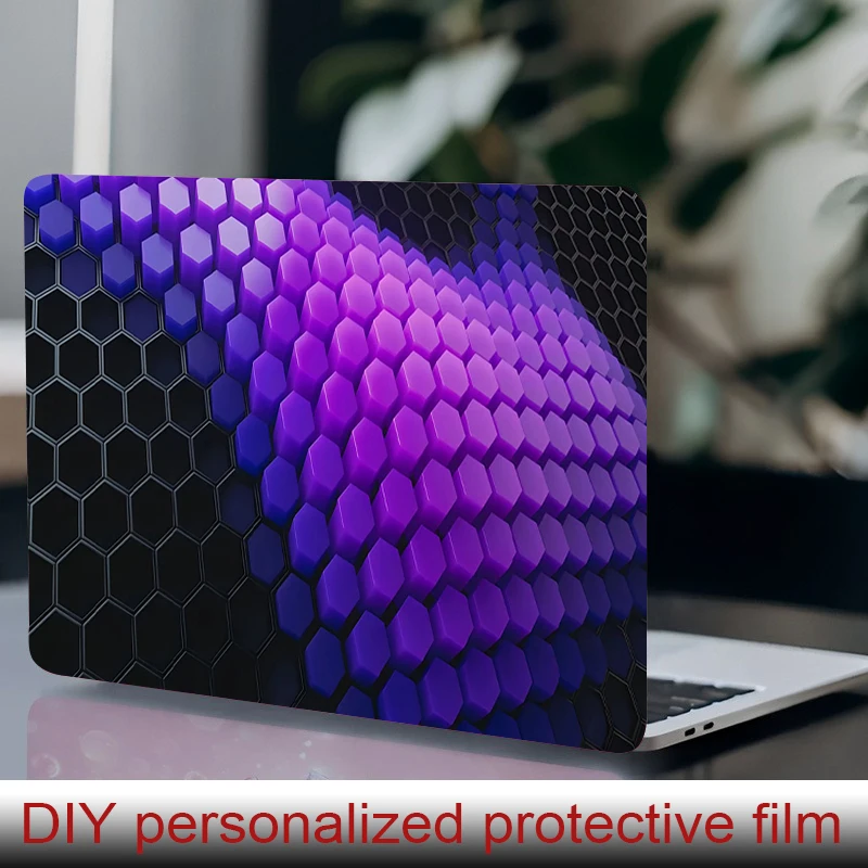 

2 laptop stickers Oval Protective film, DIY scratch resistant sticker