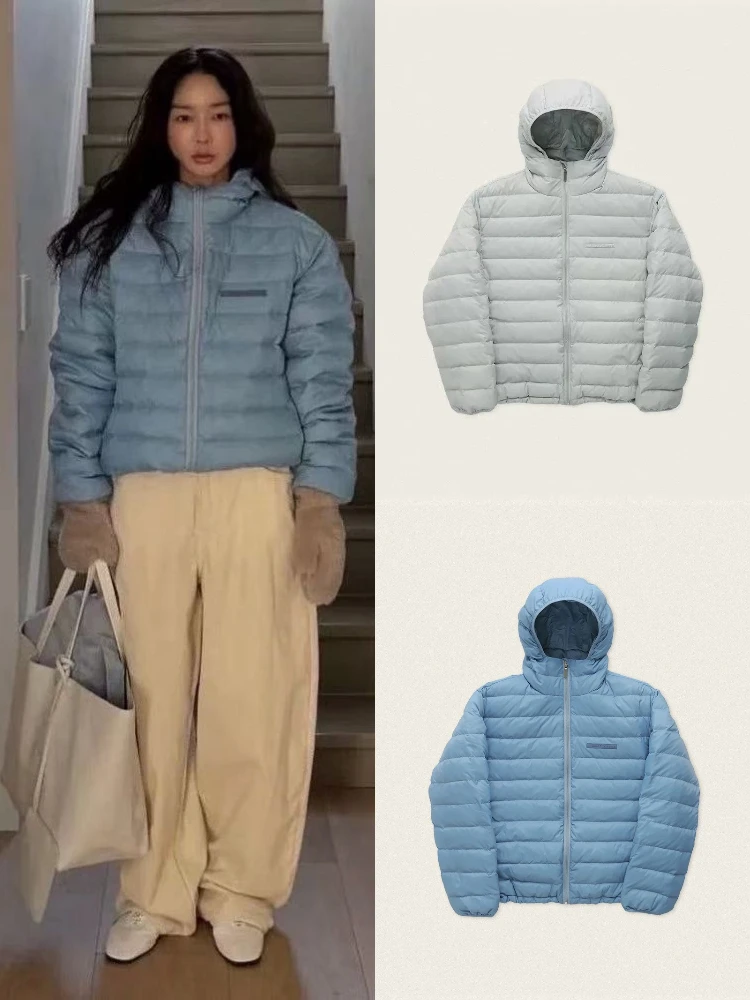 

Lightweight Short Puffer Jacket Women's Casual Loose Fit Commute Friendly Bread Style down Coat Hooded Coat