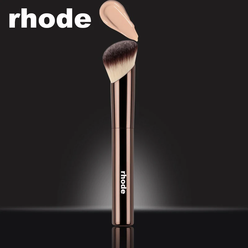 RHODE Make-up-Pinsel – Nr. 9 Ambient Soft Glow Foundation-Pinsel, weiches Faserhaar, modisches Design, einseitiger Boby-Pinsel