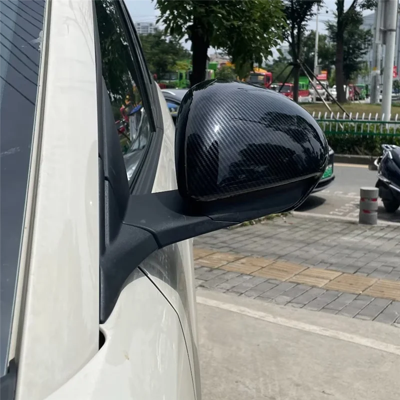 

Carbon Fiber Look Side Door Rearview Mirror Cover Trim Cap Protective For BYD Dolphin Mini/BYD Seagull-A99D