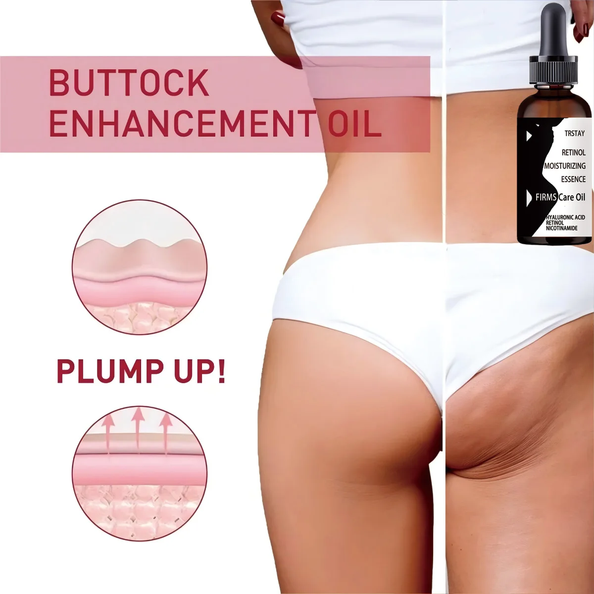 Trstay-زيت الأرداف والأرداف ، زيت العناية