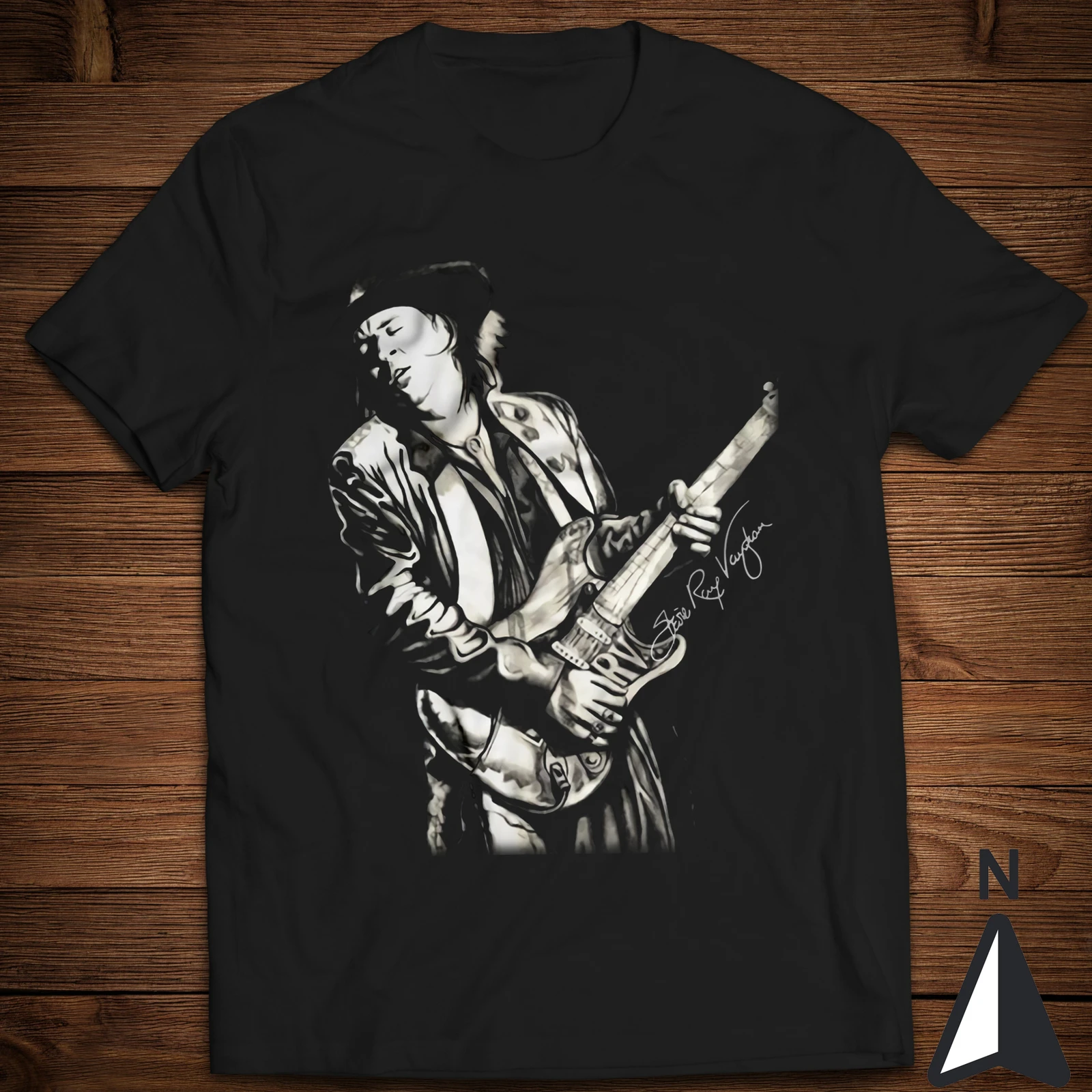 

Классическая музыкальная футболка Stevie Ray Vaughan Triple Trouble Live Alive Archives