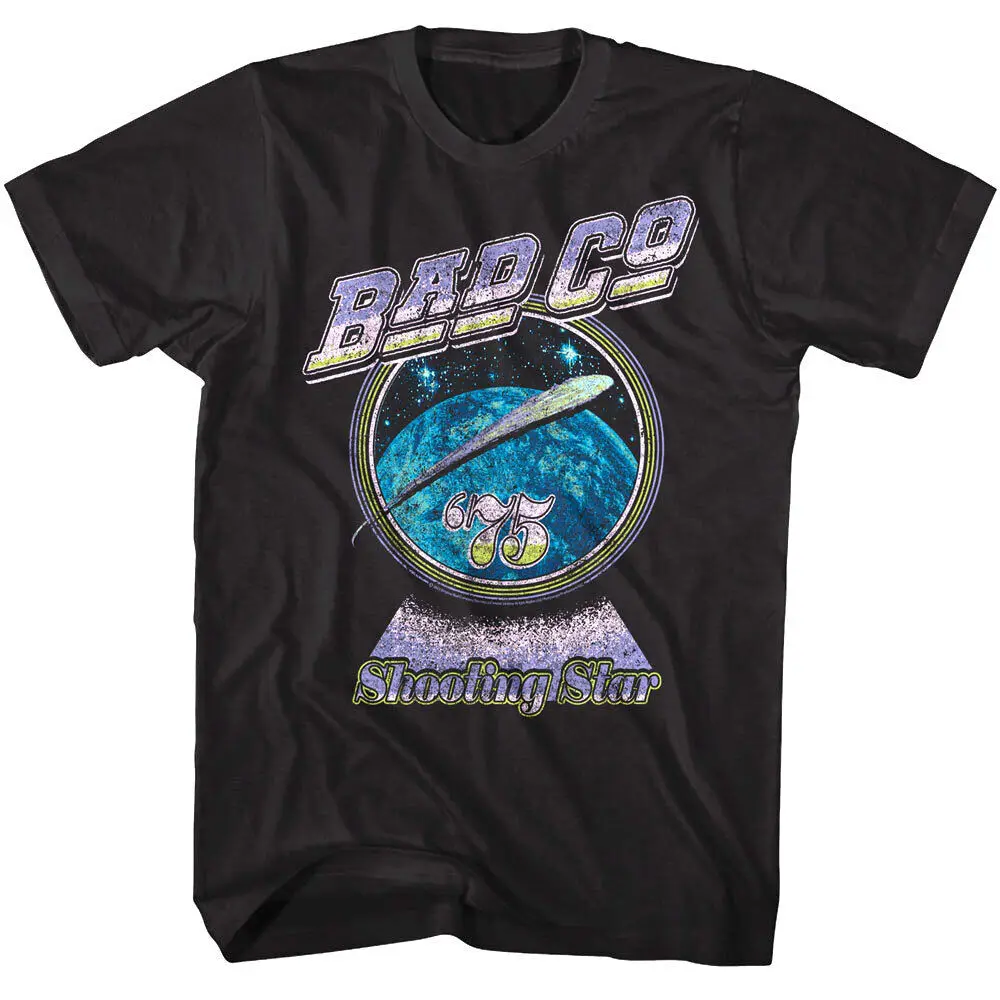 Bad Company Pastel Shooting Star Men's T Shirt Rock Band Album Concert Tour Merc