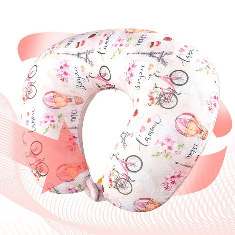 Versatile 2-in- Travel Neck Pillow U-Shaped Pillow Gift Item That Can Be Deformed European Style Creative Festival Supplies