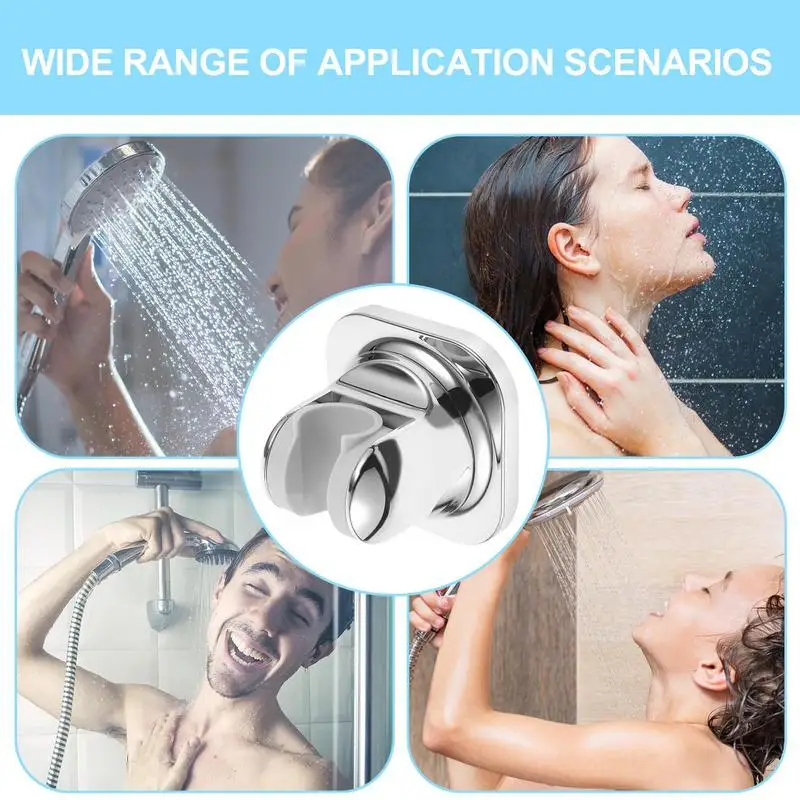 Support de pomme de douche sans clous, réglable