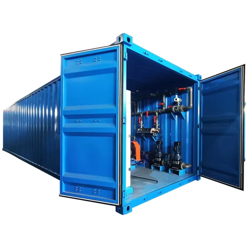 Portable SEWAGE Waste Water Treatment Plant Package MBBR Wastewater Treatment Plant Slaughter House Purification Water System