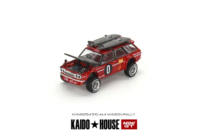 MINI GT KAIDO HOUSE Open 1:64 Nissan GT-R R34 Datsun 510 die-cast alloy car model gift