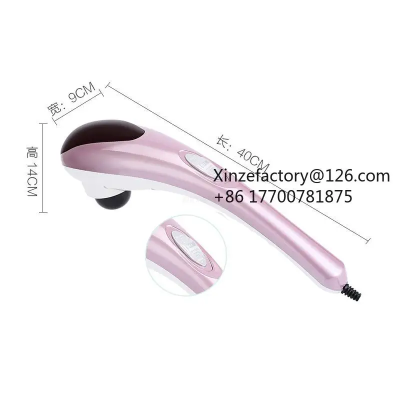 Factory Direct 2026 Top RatedHandheld Electric Massager Stick Hammer Shoulder Cervical Spine Waist Beat Back Small Whole