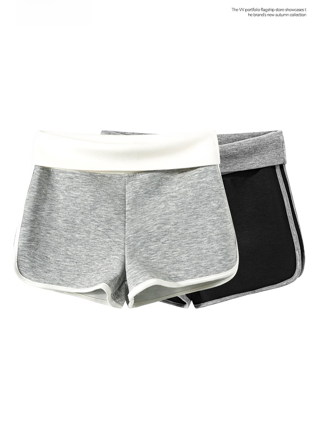 High Waist Straight Leg Short Pants Women's Base Layer Shorts Autumn Slimming Outerwear Versatile Pants Casual Sporty Style