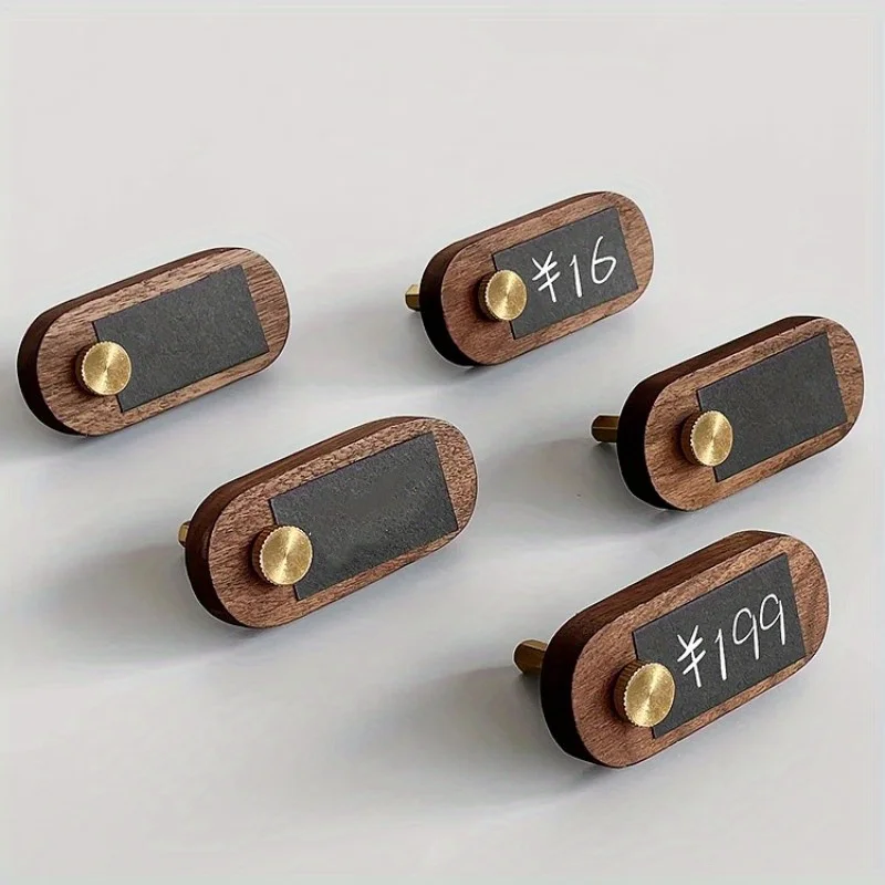 

Набор комбинированных ценников, деревянных ценников с ценниками и ручками для розничной торговли, бутиковыми магазинами