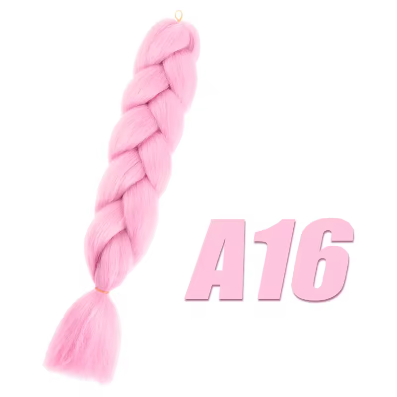 Synthetic Kanekalon Crochet Hair Braiding Hair Pre Stretched Curly Jumbo Braids Extensions Hair Accessories For Girls Braids - Image 21