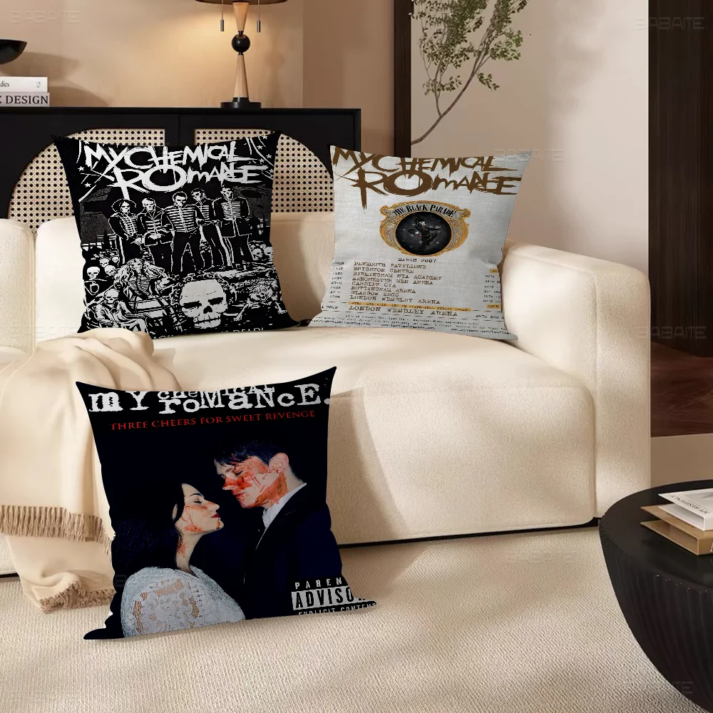 My C-Chemical R-Romance Pillow Cover Design Cushion Cover Decor Holiday Decorati