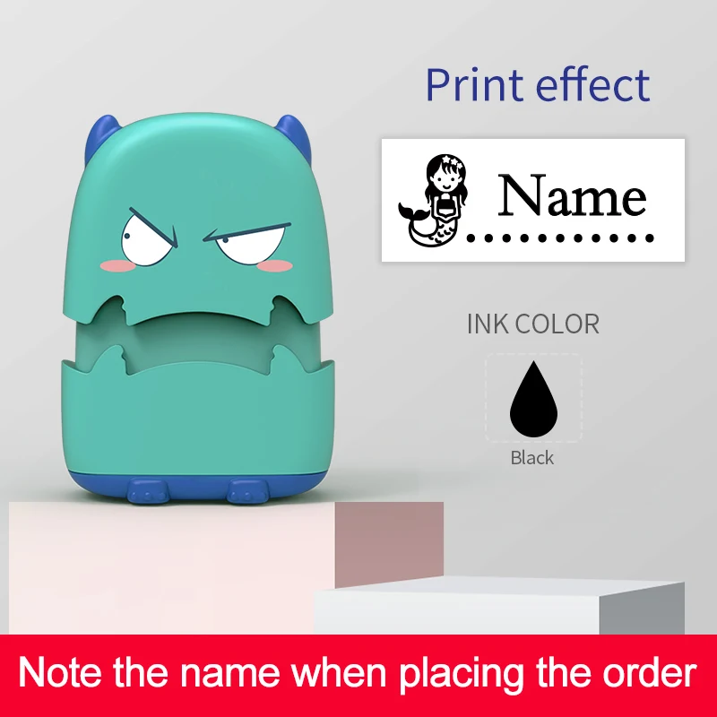 Benutzerdefiniertes Cartoon-Baby-Namenstempel-Set – wiederverwendbar für Baumwoll-/Modal-Kleidung und Schultaschen, ungiftige, wasserfeste Tintenversiegelung