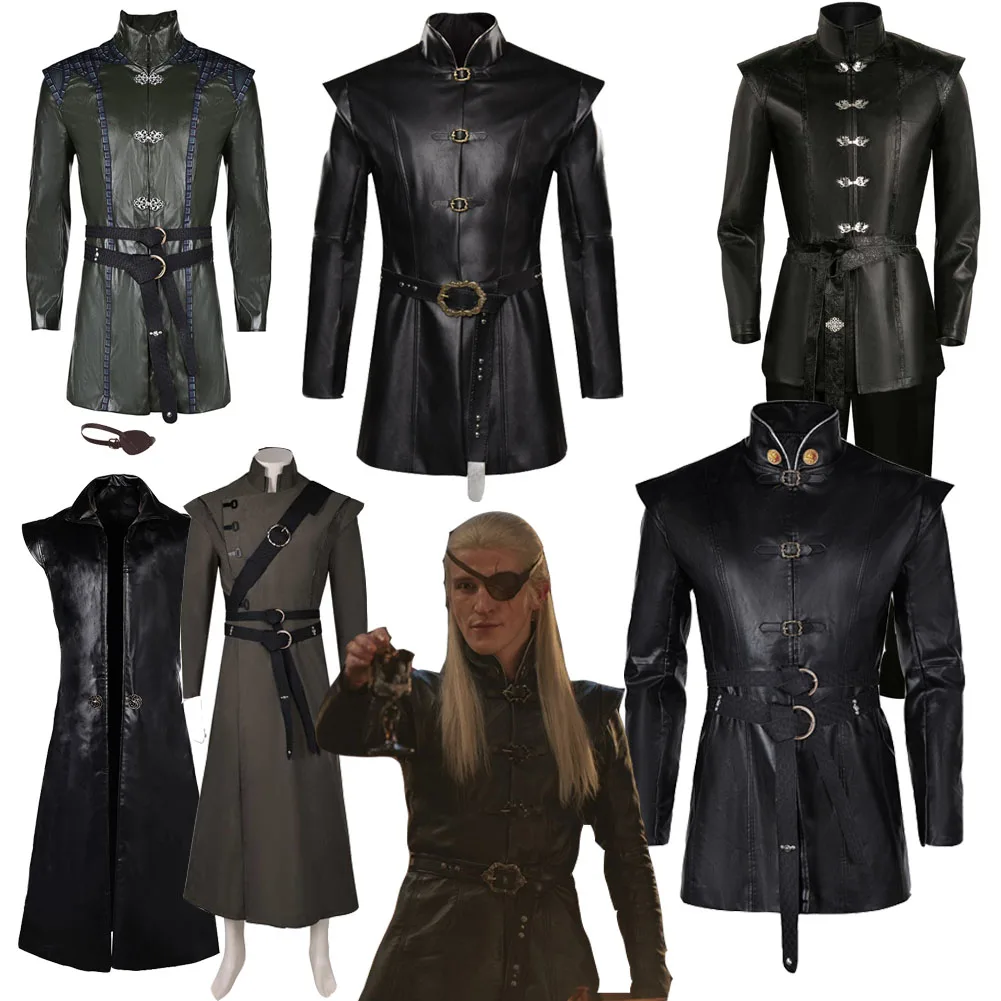 Prince Aemond Cosplay EnvironCoat Py Play Costume pour hommes adultes, tenues de dragon TV, vêtements de déguisement, Halloween, carnaval imbibé, 2024