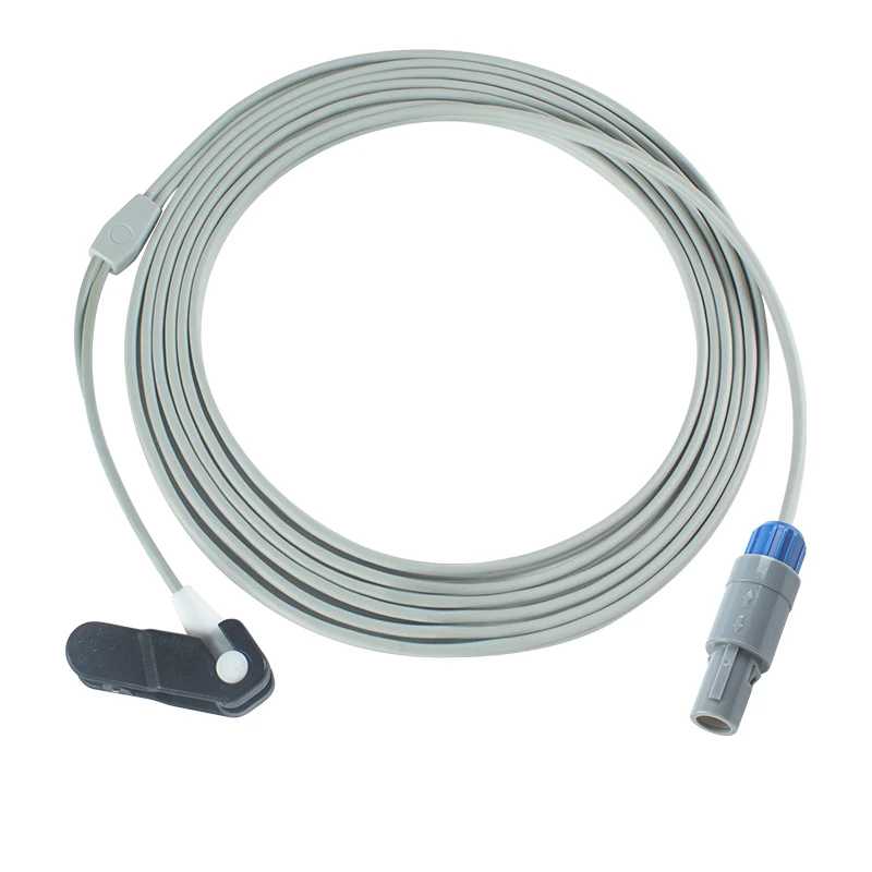 3.0m Veterinary SpO2 Clip Sensor, 5 Pin Compatible with CMS5000 CMS6000