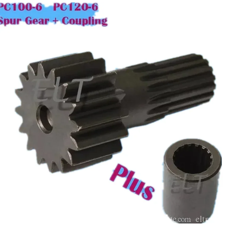 Travel Motor KOMATSU PC100-6 PC120-6 Excavator Final Drive Coupling Spur GearTZ269B1015-00 TZ270B1006-00 TZ264B1107-00 for GM18