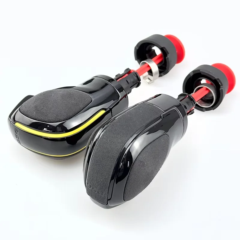 Suitable for Volkswagen Golf 6 7 R GTI Passat B7 B8 CC R20 Jetta MK6 GLI black chrome alloy, with suede shift knob side cover DS