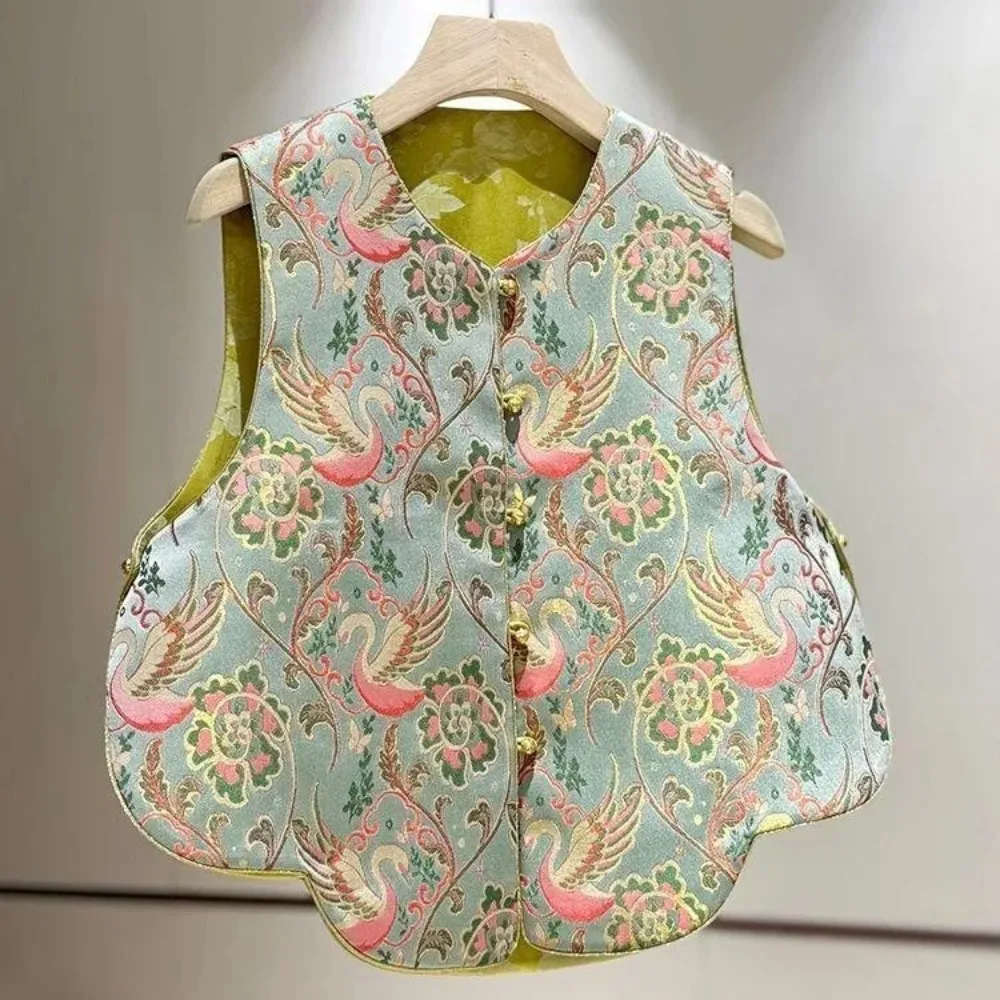 

Винтажный жилет, женская одежда, модная одежда, пальто, женские куртки, уличная одежда в этническом стиле, повседневная элегантная осенняя одежда Harajuku