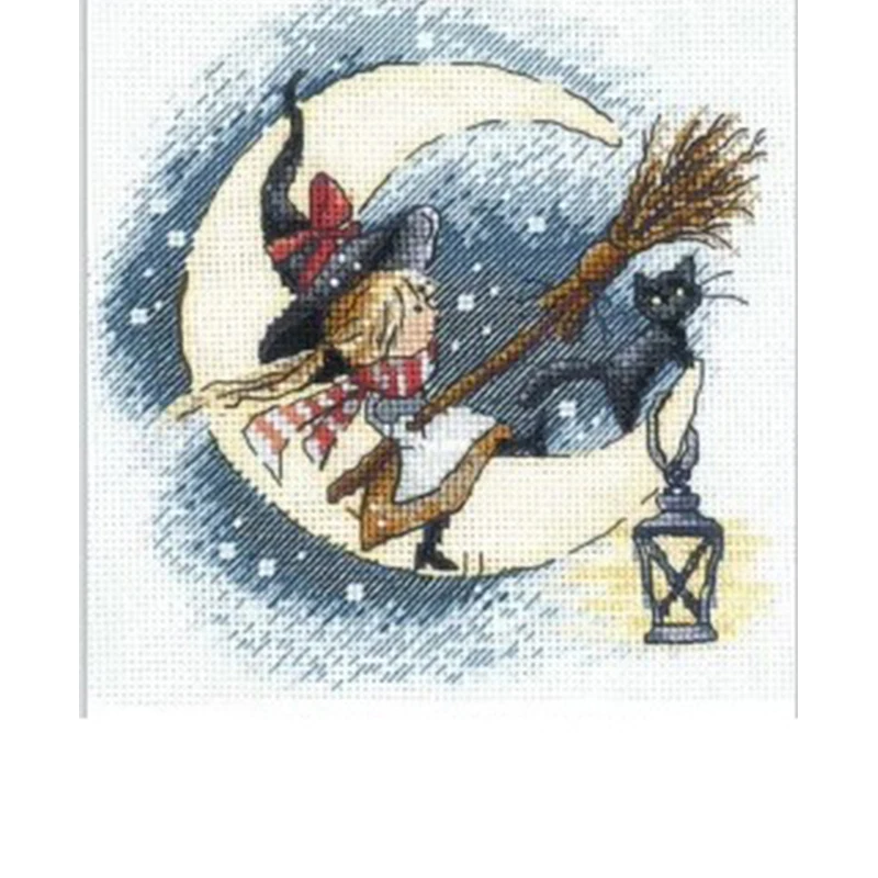 8132 Kits de punto de cruz Stich punto de cruz Diy juego de punto de cruz bordado de Navidad Kit completo costura aguja artes y manualidades