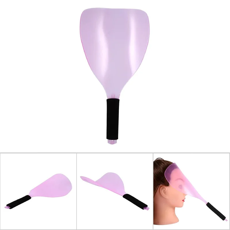 Hairdresser Plastic Face Spray Shield Haircutting Mask Protect Eyes Shield Reusable Face Protector Masks with Sponge Handle